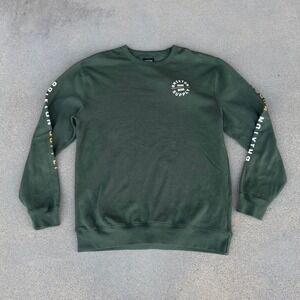 Brixton Lightweight Crew Neck Sweatshirt Men XL Graphic Long Sleeve